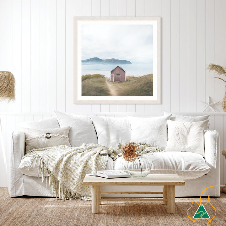 FISHING SHACK I - Framed Print
