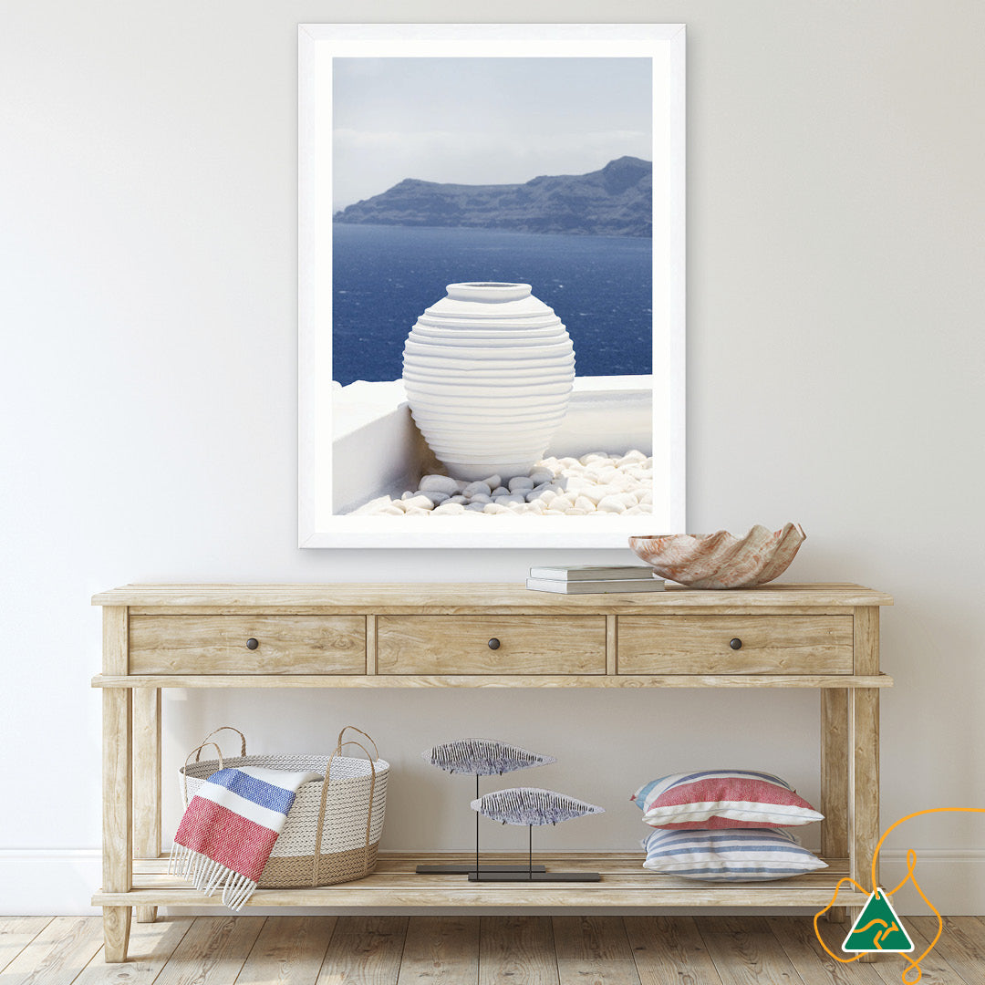 GRECIAN URN II - Framed Print