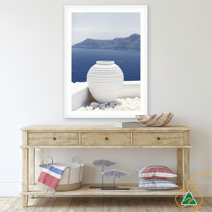 GRECIAN URN II - Framed Print