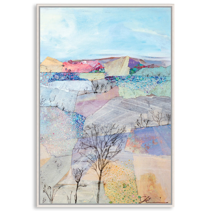 SPARKLING HORIZONS I - Framed Canvas