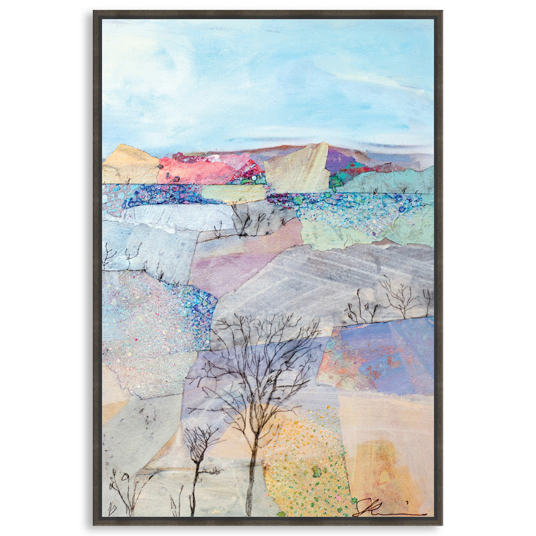 SPARKLING HORIZONS I - Framed Canvas