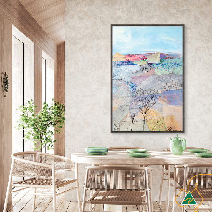 SPARKLING HORIZONS I - Framed Canvas