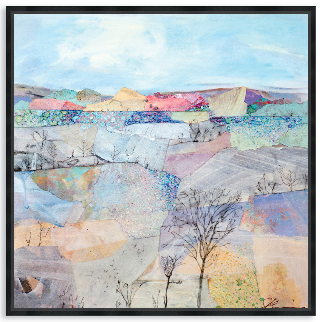 SPARKLING HORIZONS II - Framed Canvas