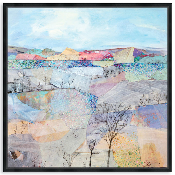 SPARKLING HORIZONS II - Framed Canvas