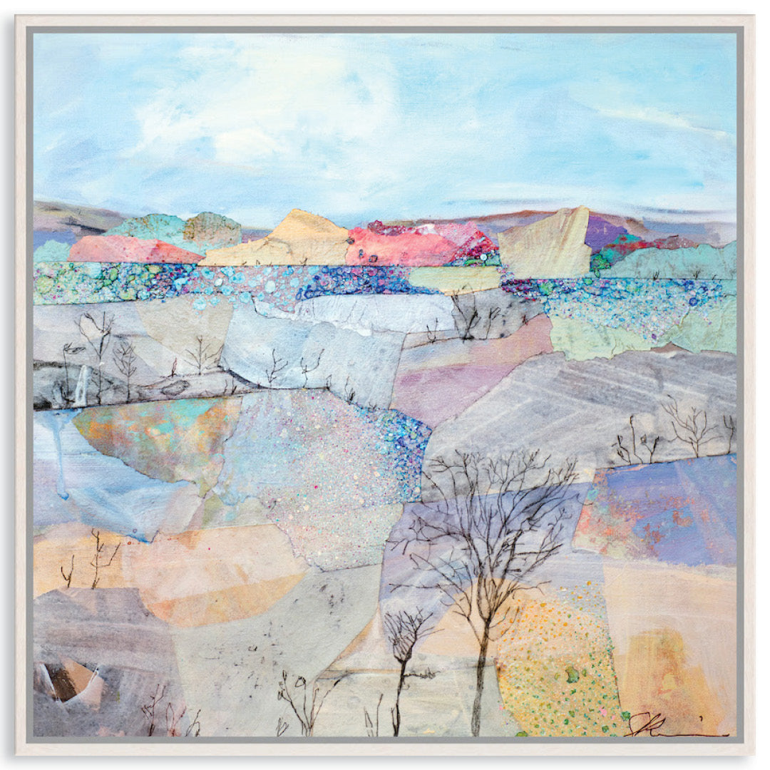 SPARKLING HORIZONS II - Framed Canvas