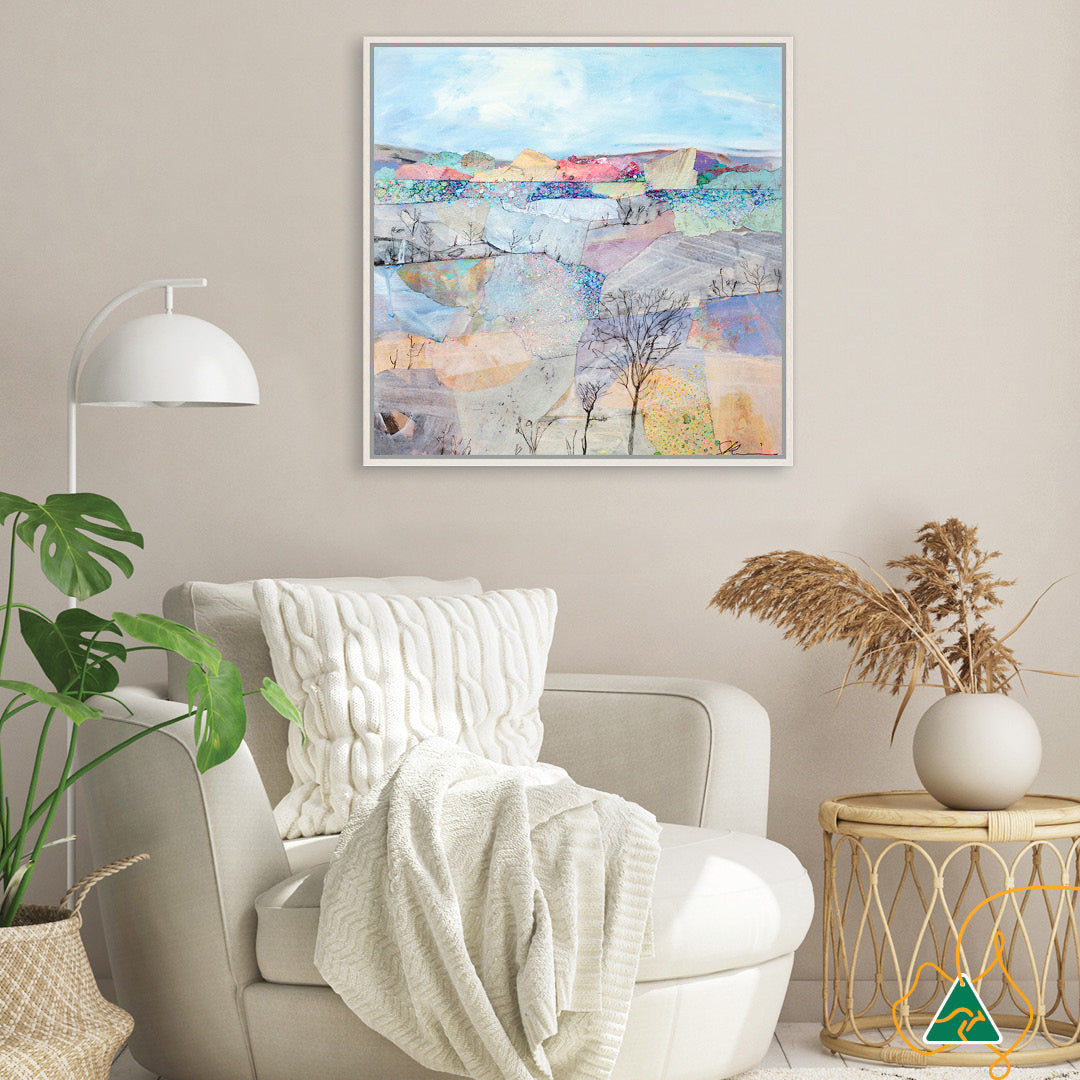 SPARKLING HORIZONS II - Framed Canvas