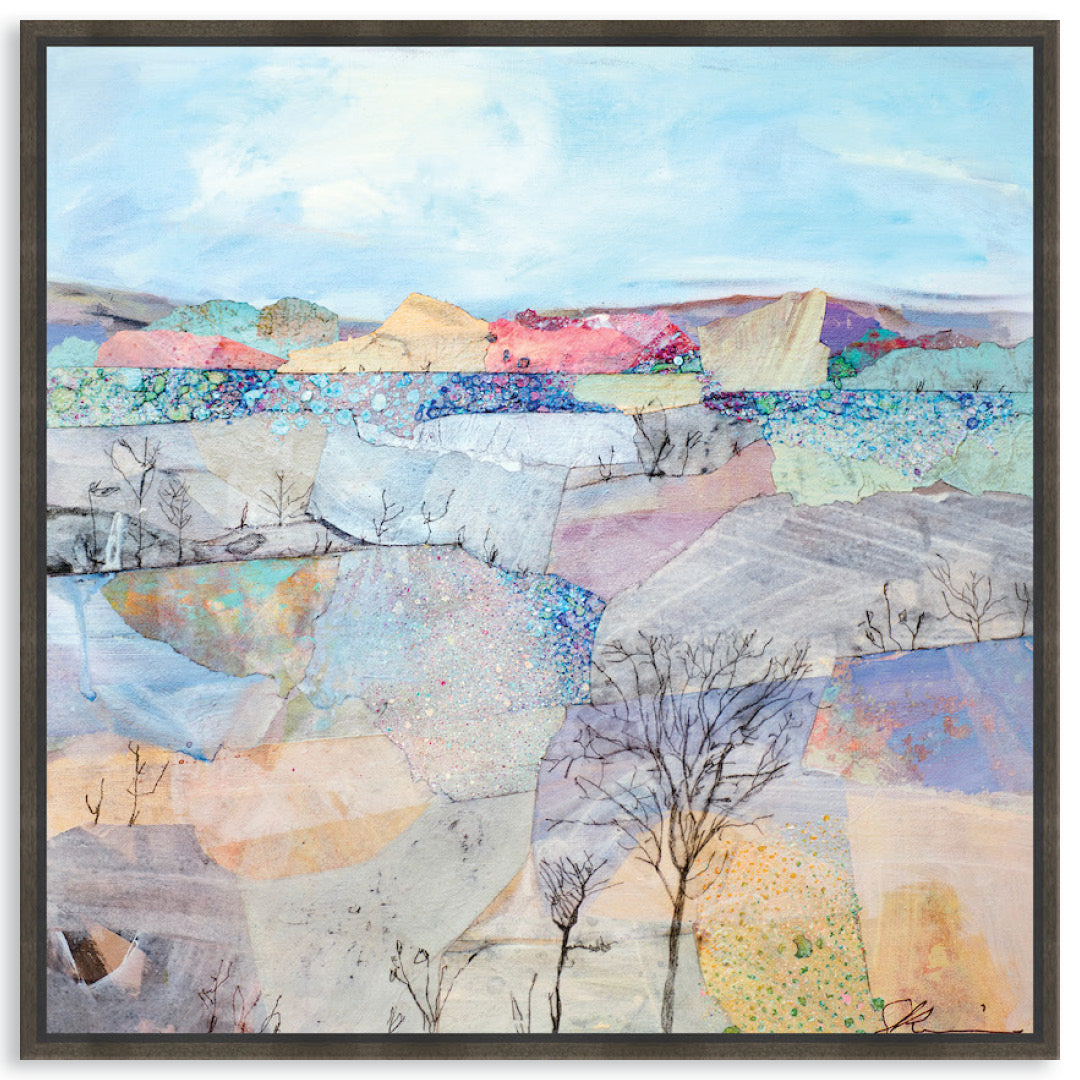 SPARKLING HORIZONS II - Framed Canvas