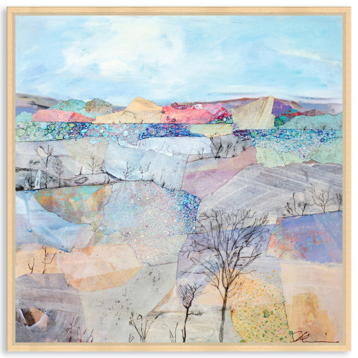 SPARKLING HORIZONS II - Framed Canvas