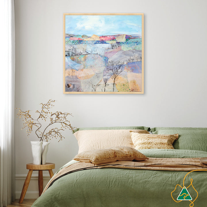 SPARKLING HORIZONS II - Framed Canvas