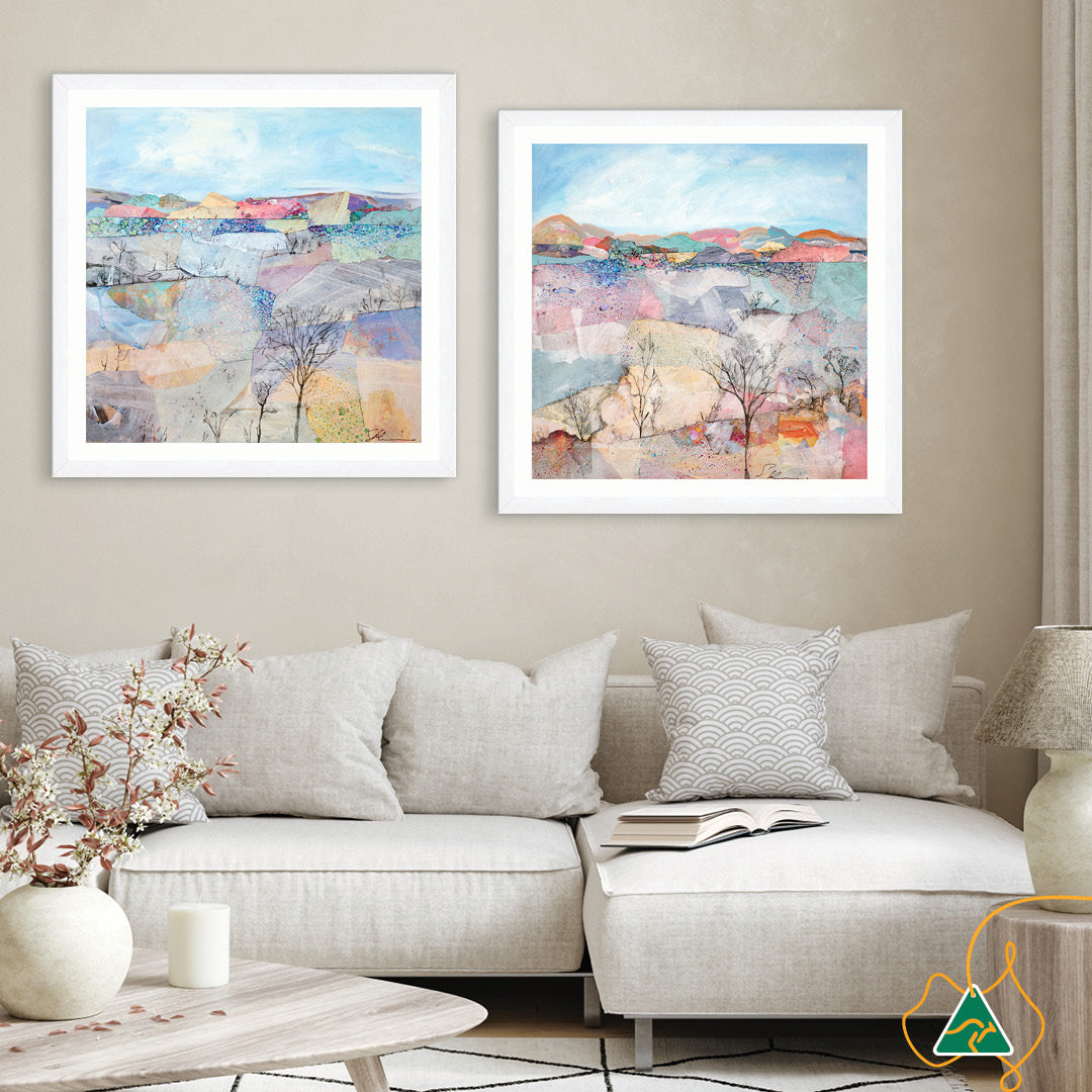 SPARKLING HORIZONS II - Framed Print
