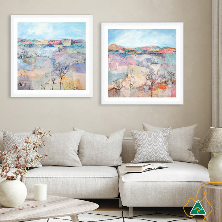 SPARKLING HORIZONS II - Framed Print