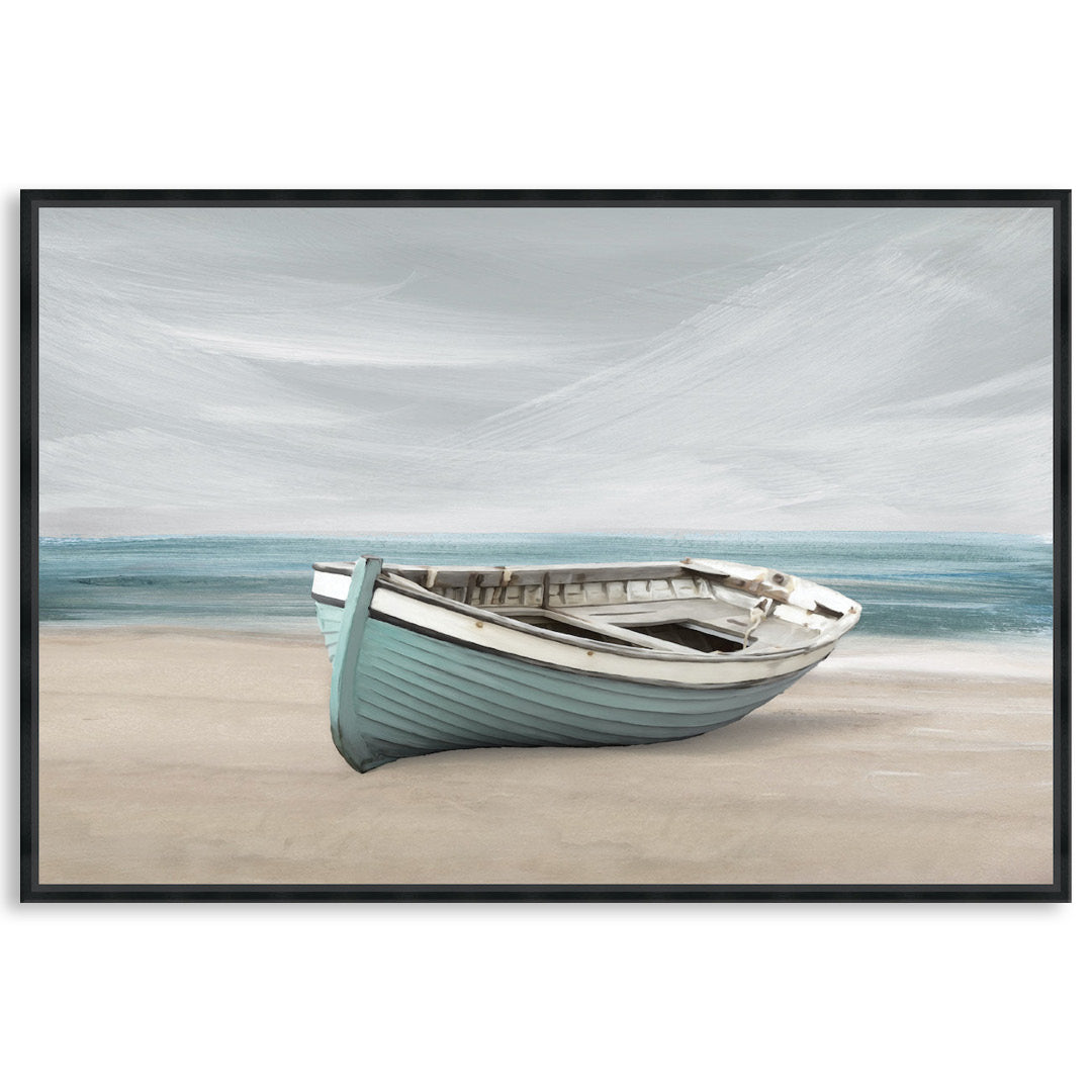 ROW BOAT I - Framed Canvas