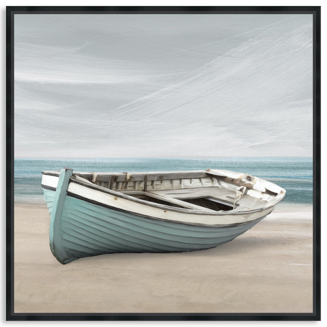 ROW BOAT II - Framed Canvas
