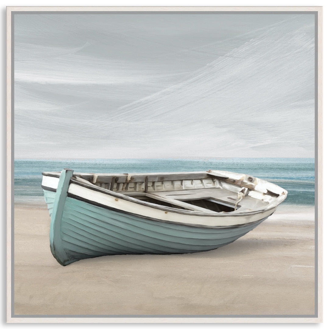 ROW BOAT II - Framed Canvas