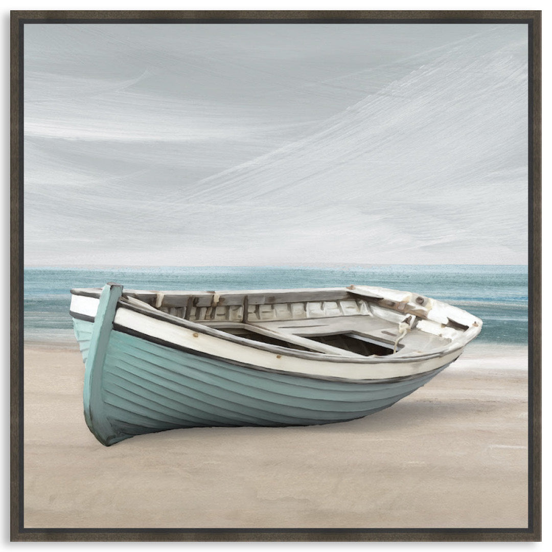 ROW BOAT II - Framed Canvas