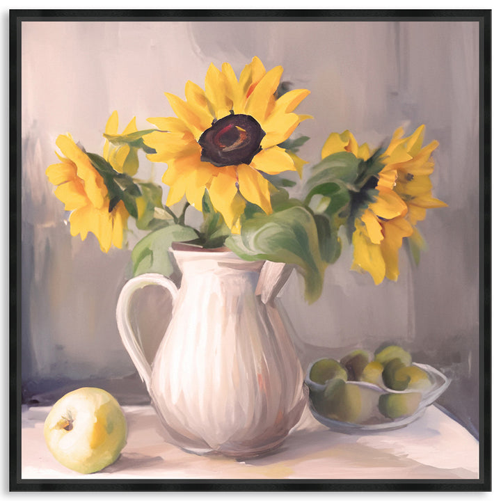WILD BLOOMS I - Framed Canvas
