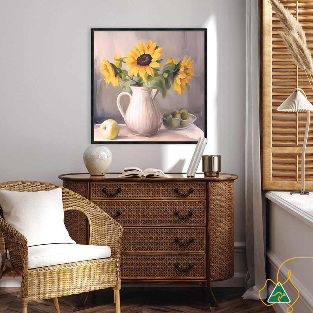 WILD BLOOMS I - Framed Canvas