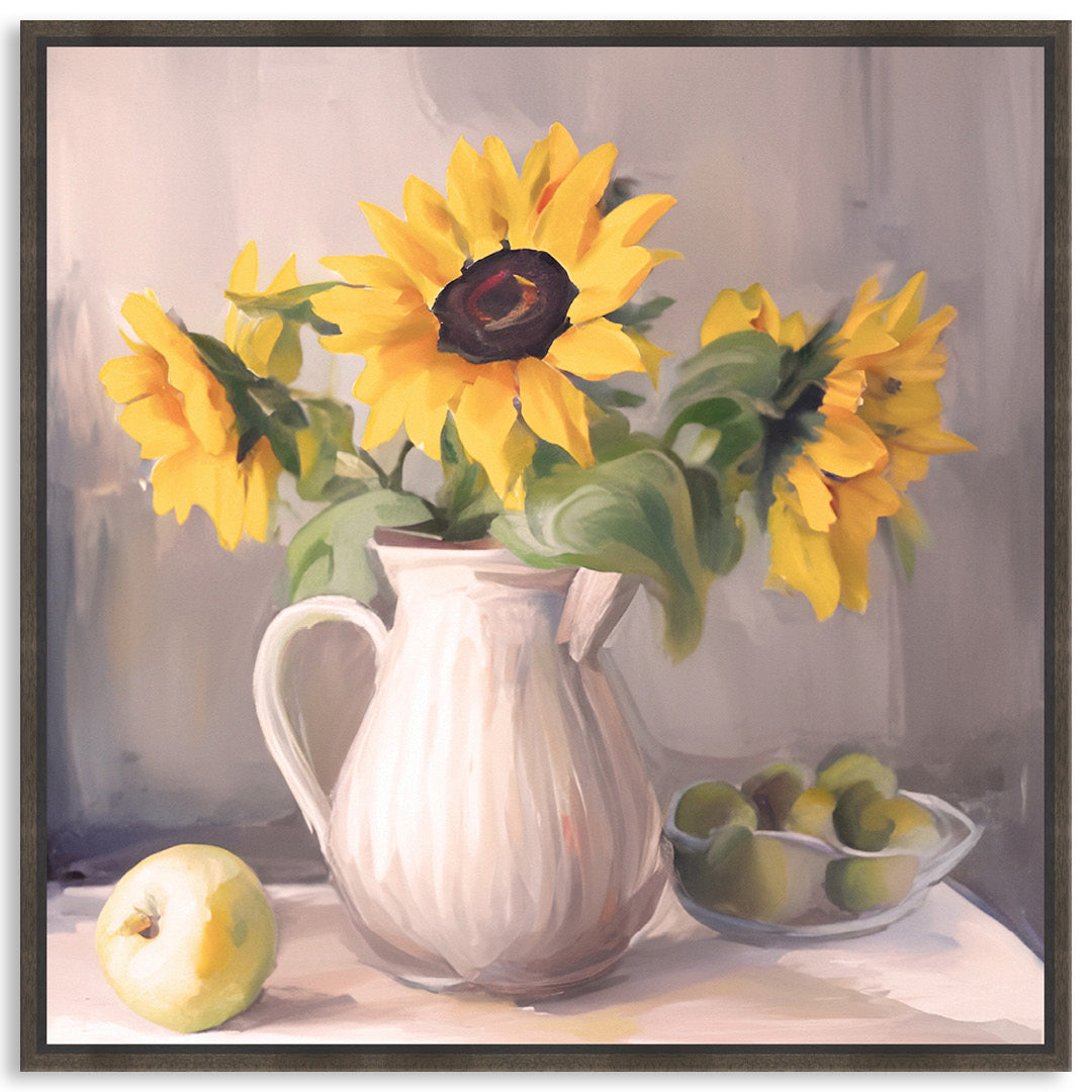 WILD BLOOMS I - Framed Canvas