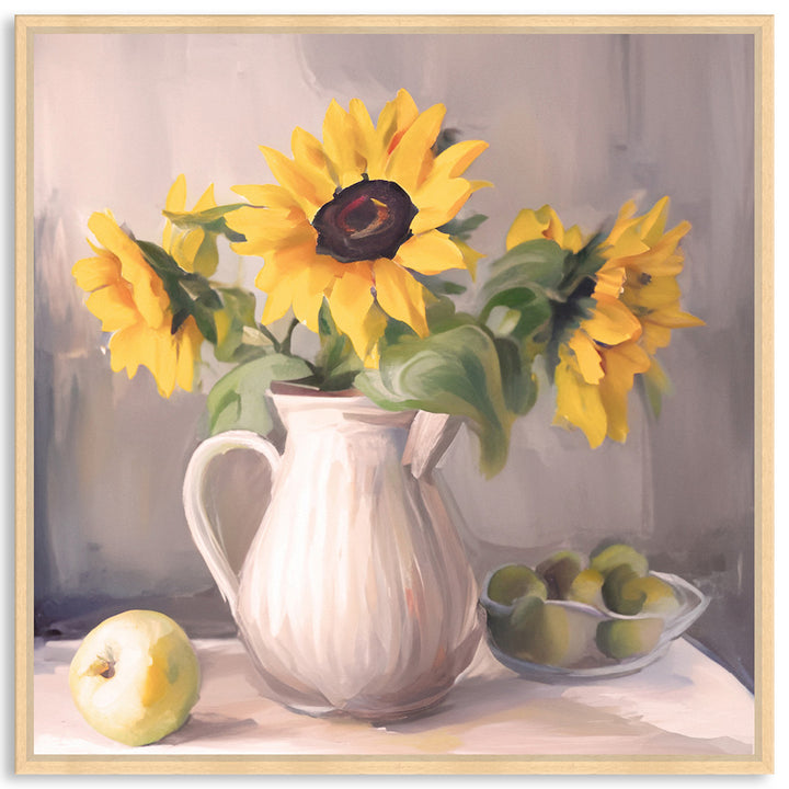 WILD BLOOMS I - Framed Canvas