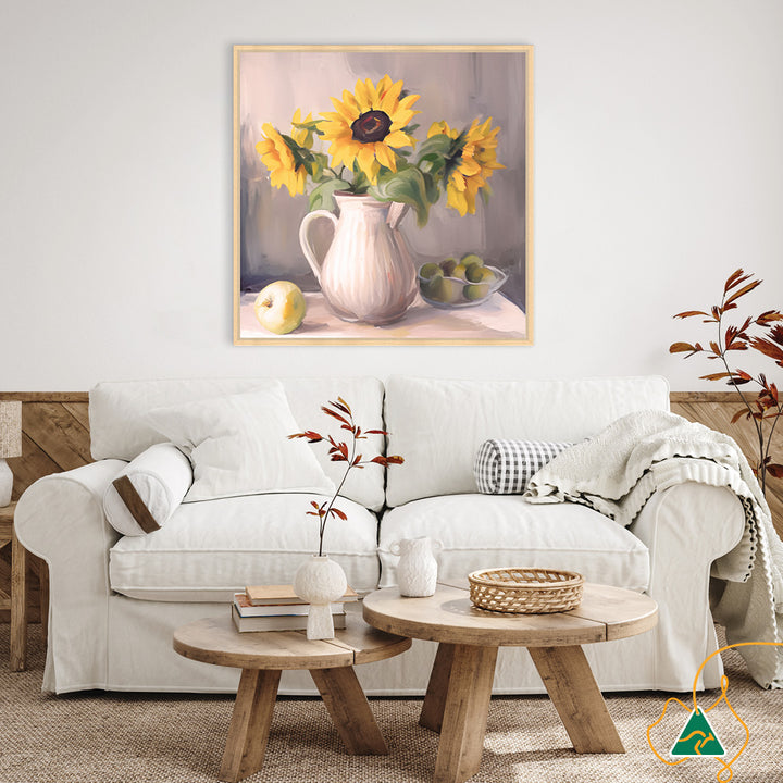 WILD BLOOMS I - Framed Canvas