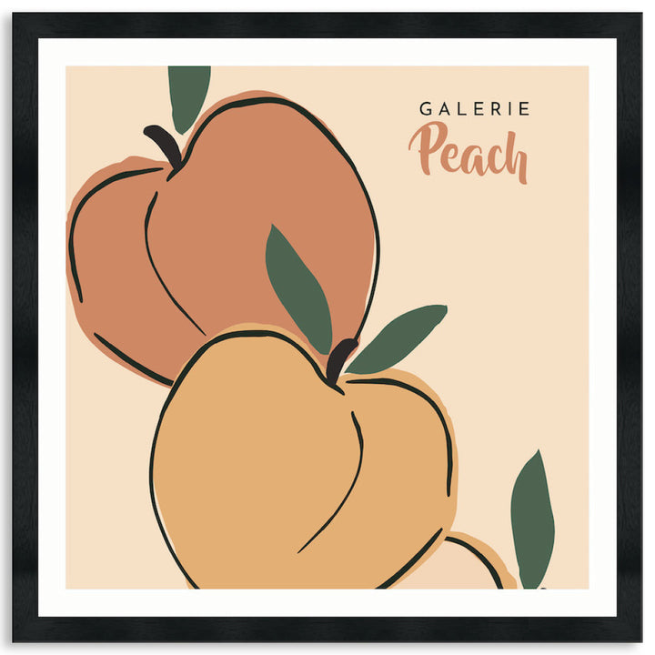 GALERIE PEACH I - Framed Print
