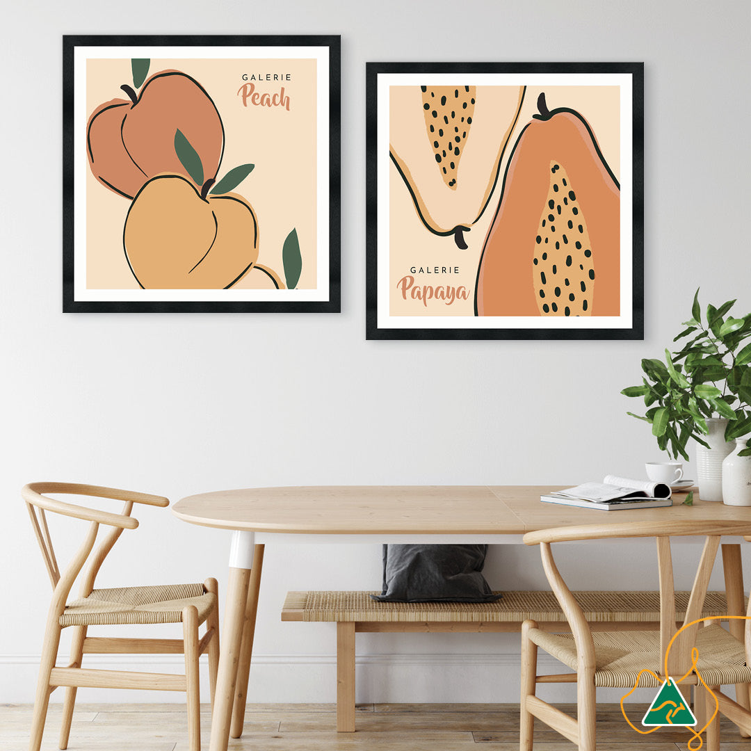GALERIE PEACH I - Framed Print