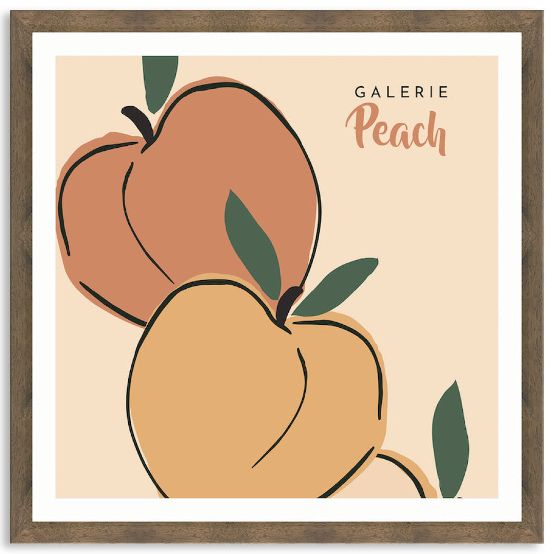GALERIE PEACH I - Framed Print