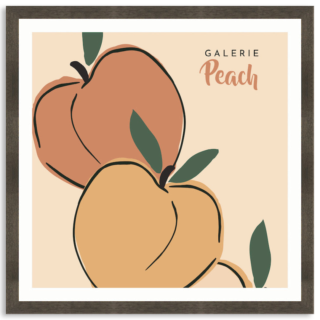 GALERIE PEACH I - Framed Print