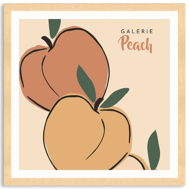 GALERIE PEACH I - Framed Print