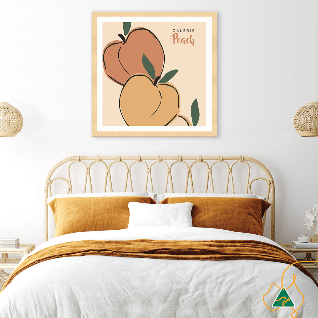 GALERIE PEACH I - Framed Print