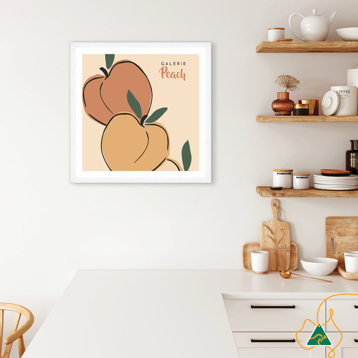 GALERIE PEACH I - Framed Print