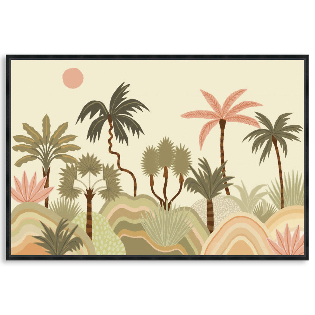 EXOTIC TROPICS I - Framed Canvas