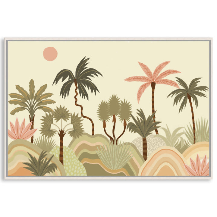 EXOTIC TROPICS I - Framed Canvas