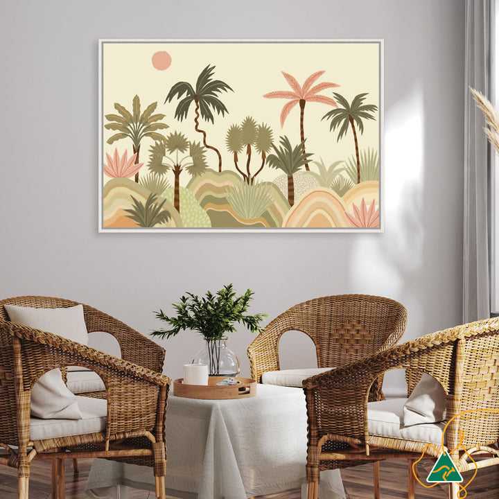 EXOTIC TROPICS I - Framed Canvas