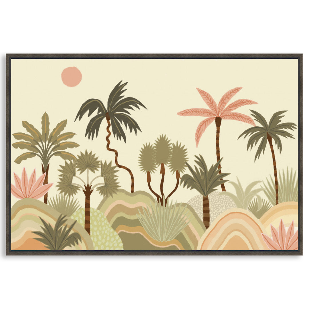 EXOTIC TROPICS I - Framed Canvas