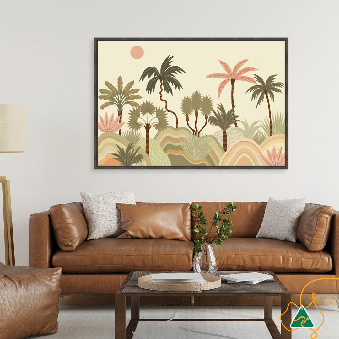 EXOTIC TROPICS I - Framed Canvas