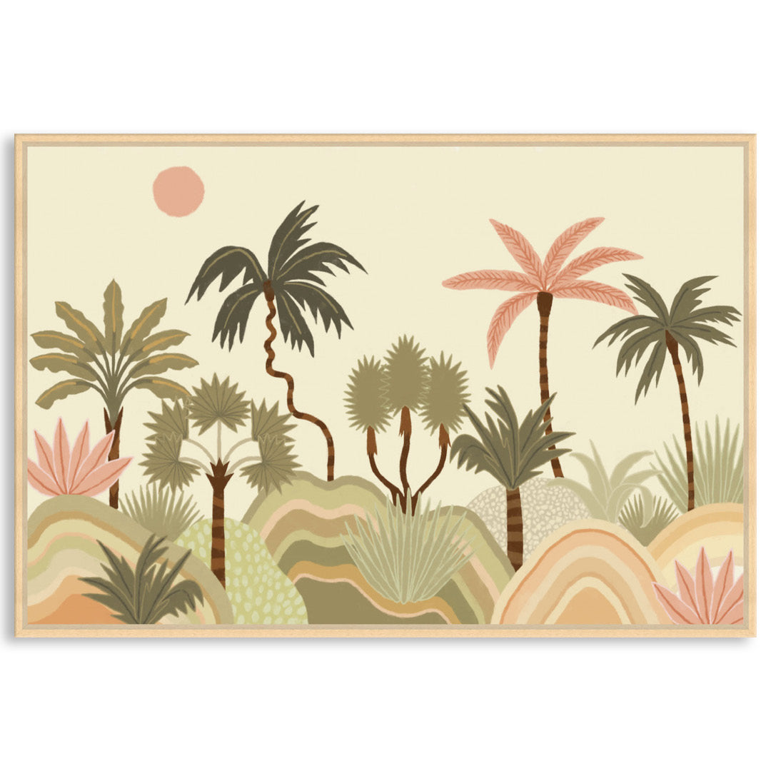 EXOTIC TROPICS I - Framed Canvas