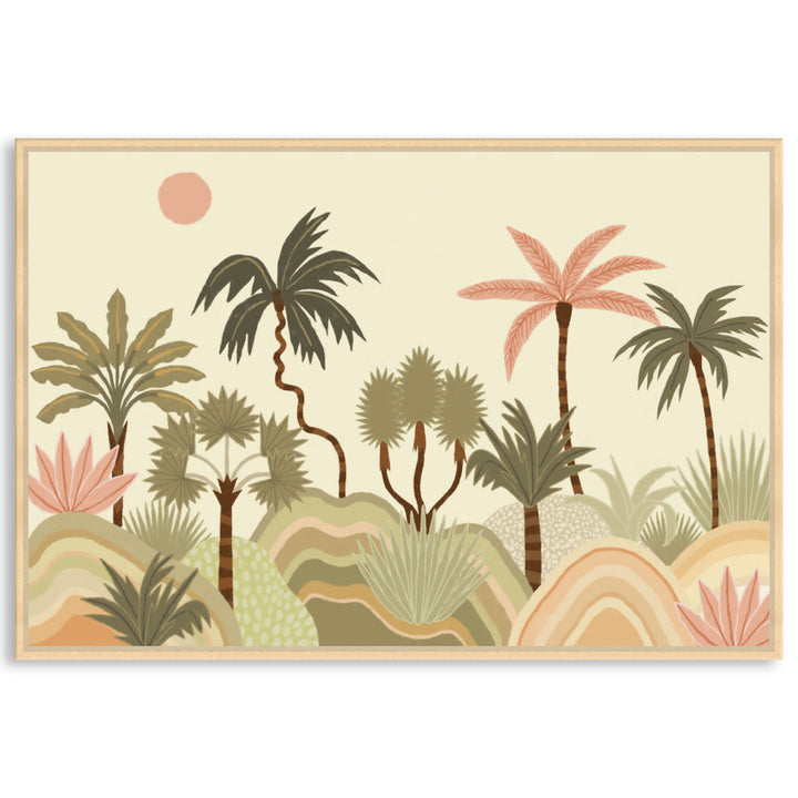 EXOTIC TROPICS I - Framed Canvas
