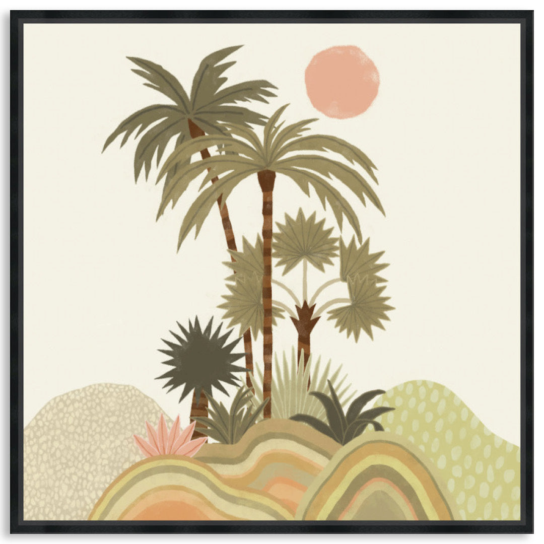 EXOTIC TROPICS II - Framed Canvas
