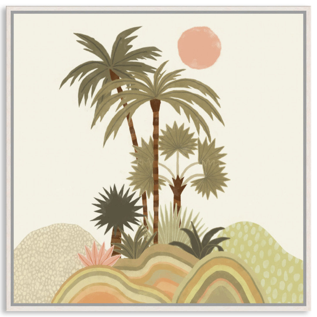 EXOTIC TROPICS II - Framed Canvas