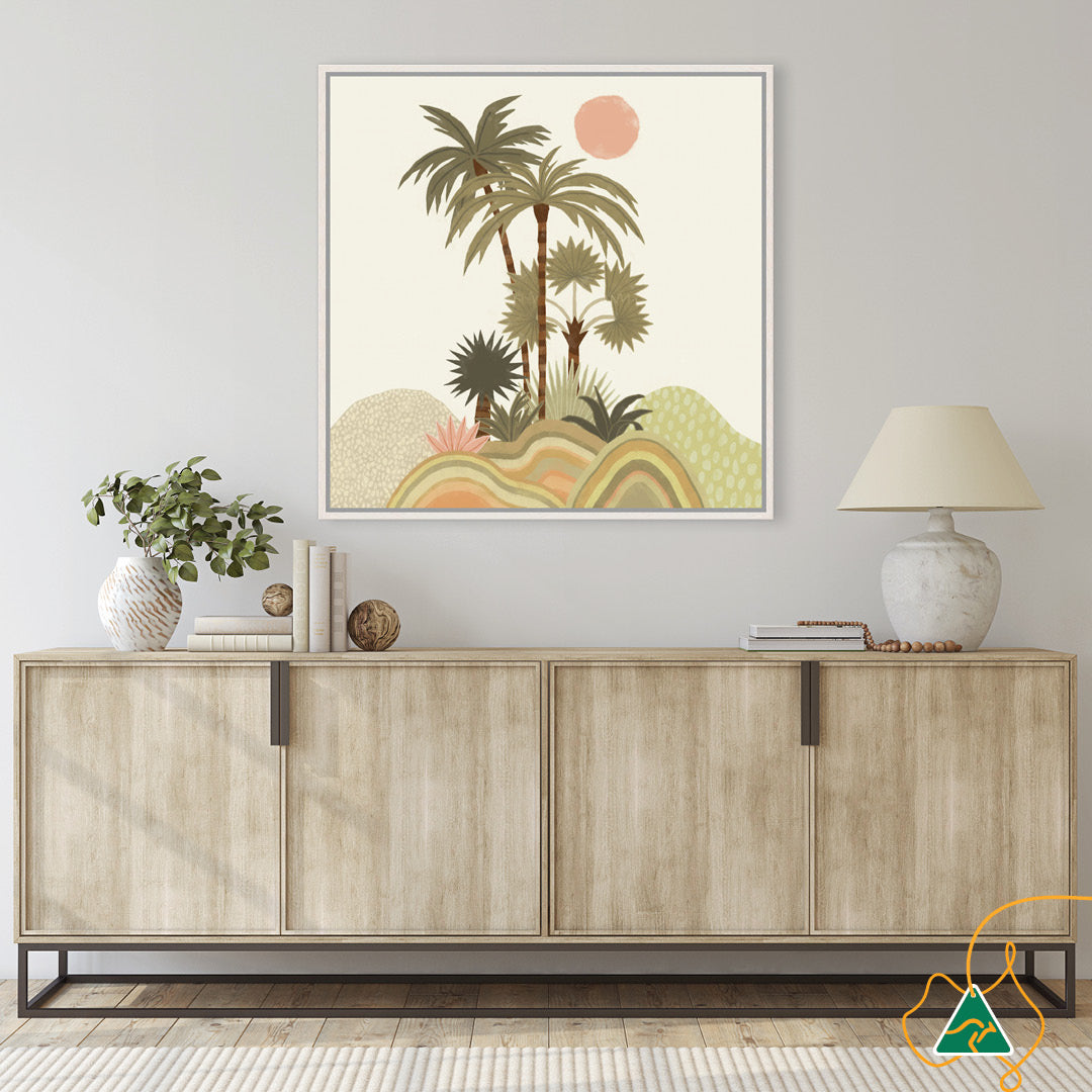 EXOTIC TROPICS II - Framed Canvas