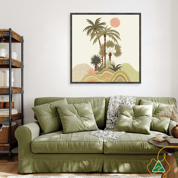 EXOTIC TROPICS II - Framed Canvas