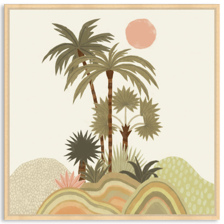 EXOTIC TROPICS II - Framed Canvas