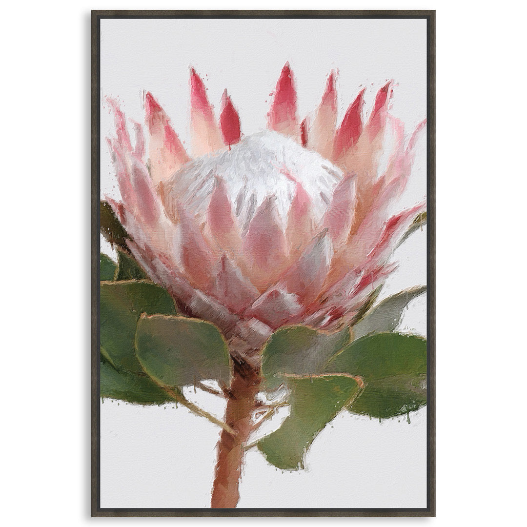 PROTEA PORTRAIT - Framed Canvas