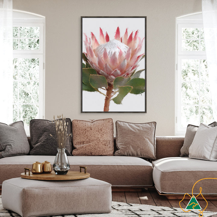 PROTEA PORTRAIT - Framed Canvas