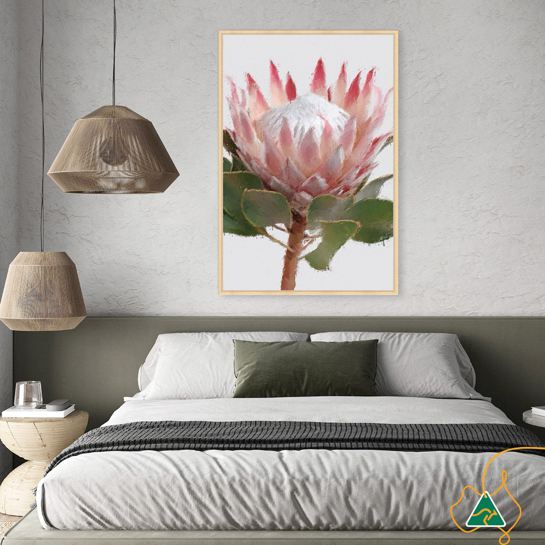 PROTEA PORTRAIT - Framed Canvas