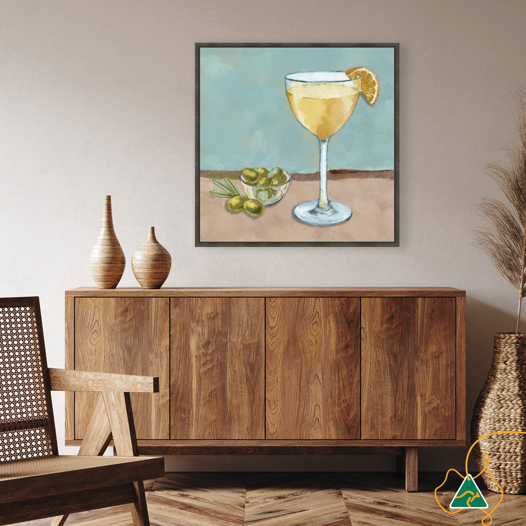 SUMMER LUNCH I - Framed Canvas