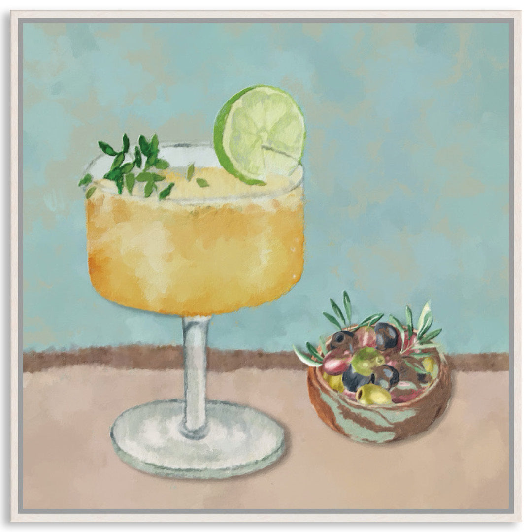SUMMER LUNCH II - Framed Canvas