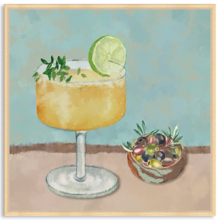 SUMMER LUNCH II - Framed Canvas