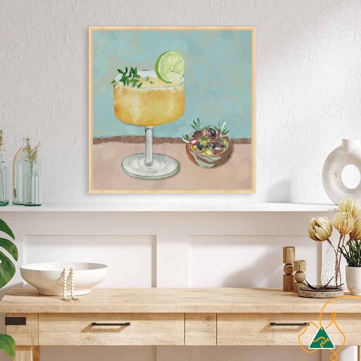 SUMMER LUNCH II - Framed Canvas